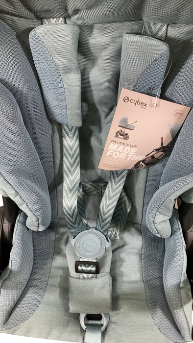 Shop Cybex Balios S Lux Stroller, 2024, Sky Blue, Taupe Frame at GoodBuy Gear