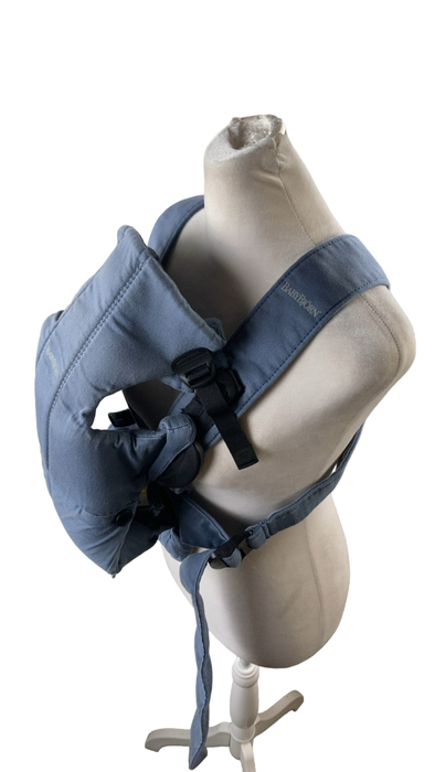 Shop BabyBjorn Baby Carrier Mini, Vintage Indigo Woven at GoodBuy Gear