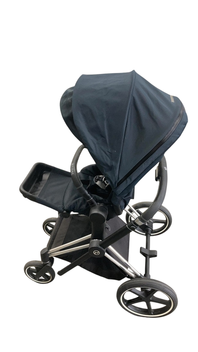 Shop Cybex PRIAM Stroller, 2019, Chrome With Black Details, Deep Black at GoodBuy Gear