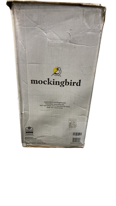 Shop Mockingbird Single 2.0 Stroller, 2025, Heather Grey, Silver With Penny Leather, Solid Grey at GoodBuy Gear