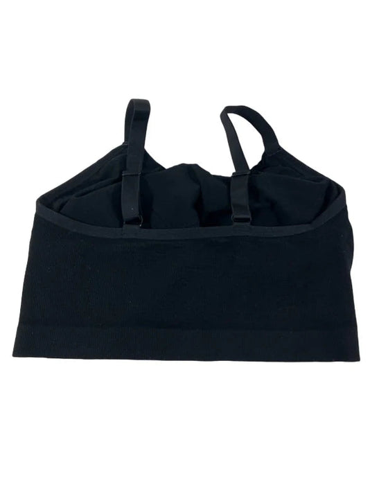 Kindred Bravely Sublime Bamboo Hands-Free Pumping Lounge & Sleep Bra, Black, Medium, Busty (E-H)