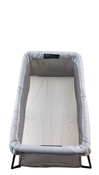 Shop BabyBjorn Travel Crib Light Bundle with Fitted Sheet, Silver at GoodBuy Gear