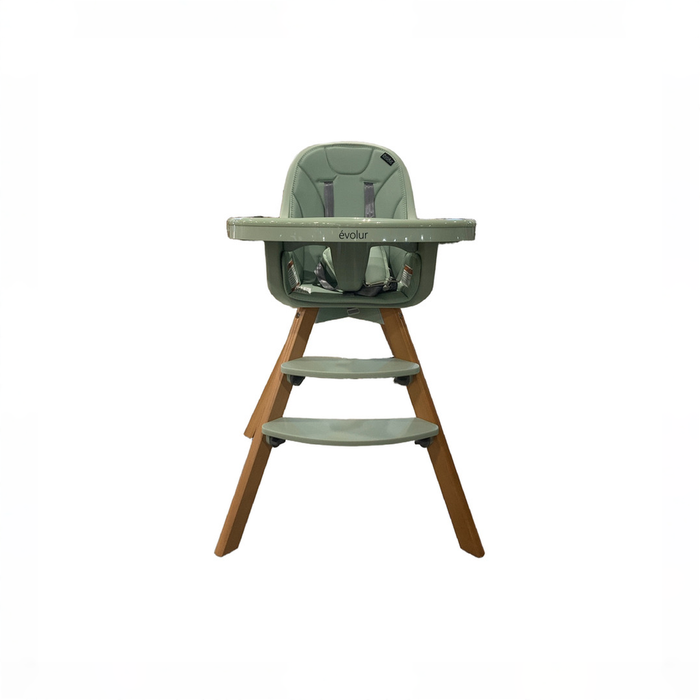 Shop Evolur Zoodle 2-in-1 High Chair, Sage Green at GoodBuy Gear