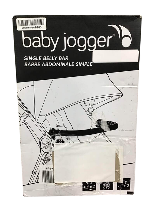 Shop Baby Jogger Belly Bar for City Mini 2, City Mini GT2 and City Elite 2, Black at GoodBuy Gear