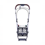 Shop DRAFT - UPPAbaby MINU V2 Stroller Frame, 2025, Silver with Saddle Leather at GoodBuy Gear