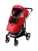 used Manito Elegance Beta Stroller Weather Shield Rain Cover, Red