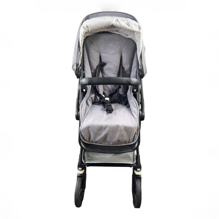Shop Bugaboo Fox Stroller, 2018, Black, Grey Melange, Grey Melange at GoodBuy Gear