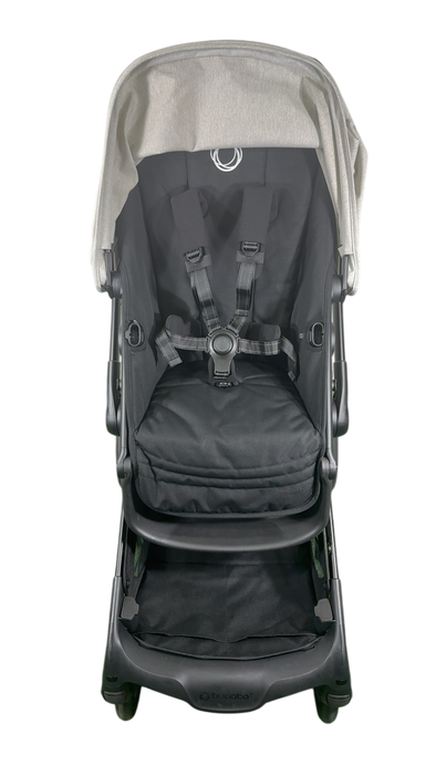 Shop Bugaboo Kangaroo Single To Double Stroller, 2024, Black, Midnight Black, Misty White at GoodBuy Gear