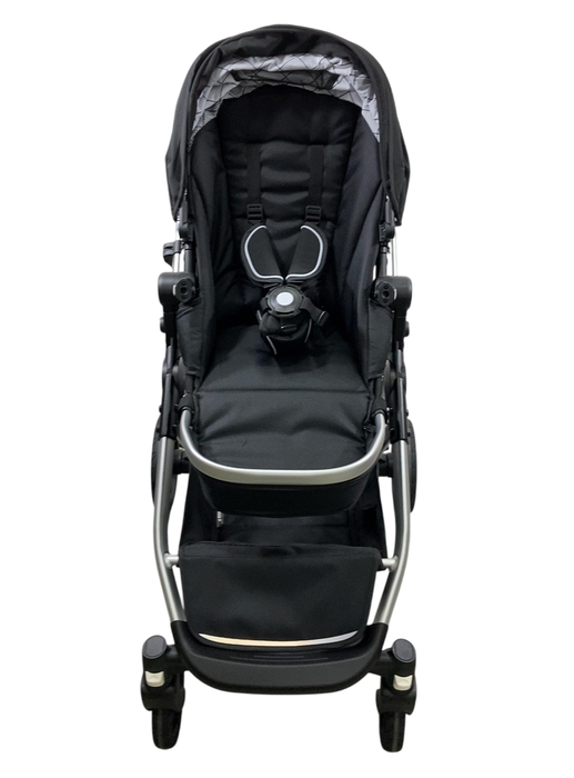Shop Mockingbird Single to Double 2.0 Stroller, 2024, Black, Silver With Penny Leather, Windowpane at GoodBuy Gear