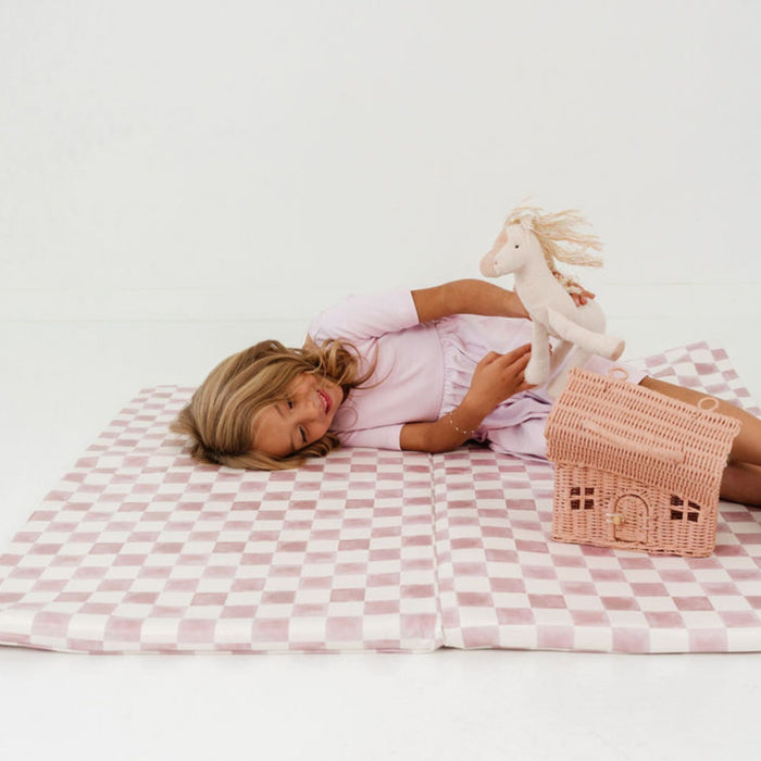 Shop Toki Kids Checker Gumdrop Vegan Leather Mat at GoodBuy Gear