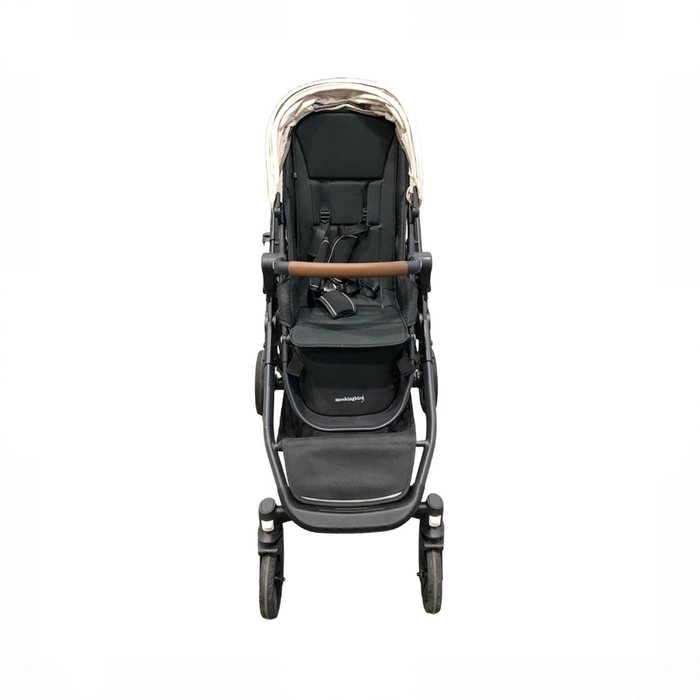 Shop Mockingbird Single to Double 3.0 Stroller, 2025, Oat, Silver with Penny Leather at GoodBuy Gear
