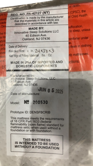 Shop Innovative Sleep Solutions Crib Mattress, 200530 at GoodBuy Gear