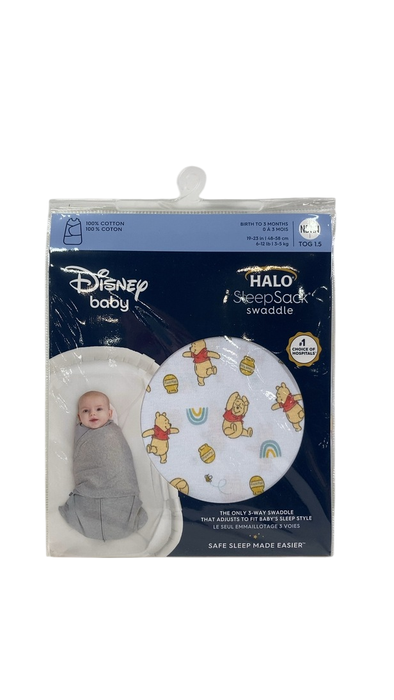 Shop Halo SleepSack Swaddle, Newborn, Winnie Rainbows at GoodBuy Gear