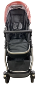 Shop Mockingbird Single to Double 2.0 Stroller, 2024, Bloom, Silver With Black Leather, Watercolor Drops at GoodBuy Gear