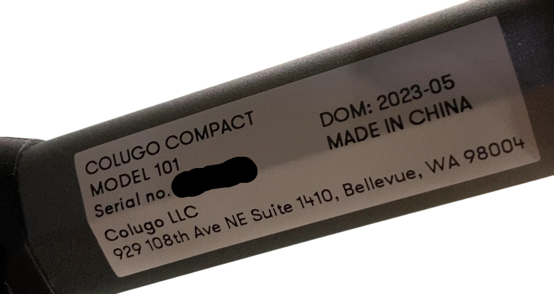 Shop Colugo Compact Stroller, 2023, Black at GoodBuy Gear