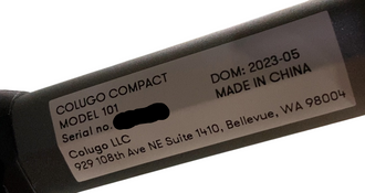 Shop Colugo Compact Stroller, 2023, Black at GoodBuy Gear