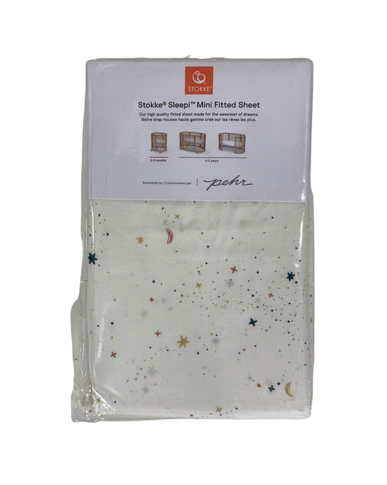 Shop Stokke Sleepi Mini Fitted Sheet, Celestial, V3 at GoodBuy Gear