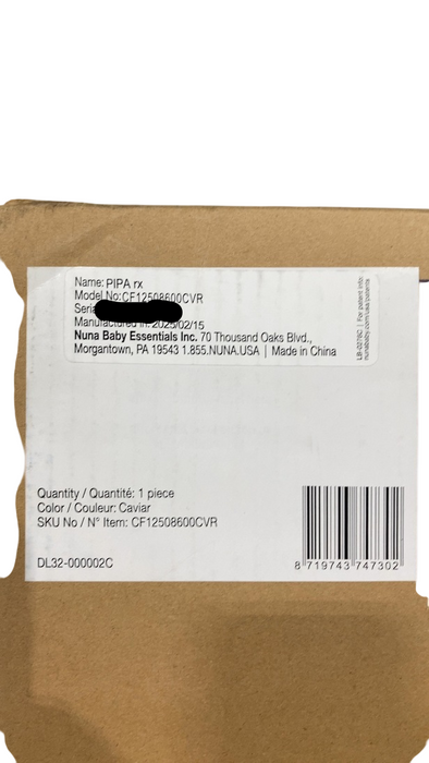 Shop Nuna PIPA rx Infant Car Seat with RELX Base, Caviar, 2025 at GoodBuy Gear