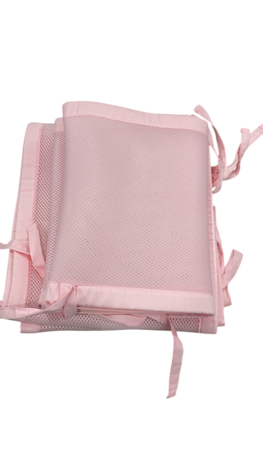 Shop Breathable Baby Mesh Crib Liner, Full Size/4 Sides, Light Pink at GoodBuy Gear