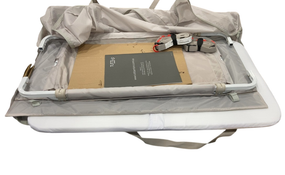 Shop Tutti Bambini CoZee Air Bedside Bassinet, Scandinavian Walnut & Ecru at GoodBuy Gear