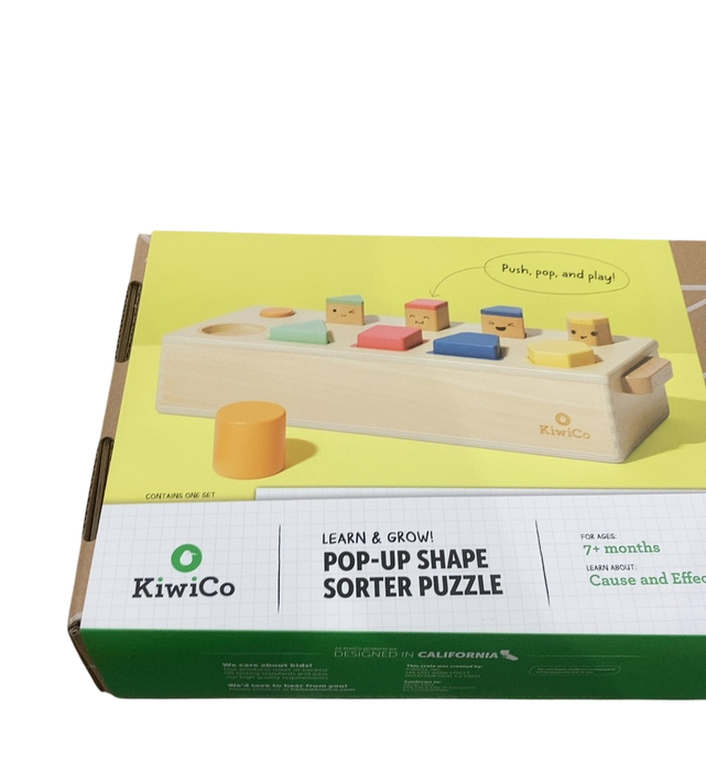 Shop KiwiCo Pop-Up Shape Sorter Puzzle, Multicolor at GoodBuy Gear