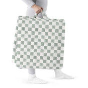 Shop Toki Kids Vegan Leather Cover, Checker Matcha, Standard at GoodBuy Gear