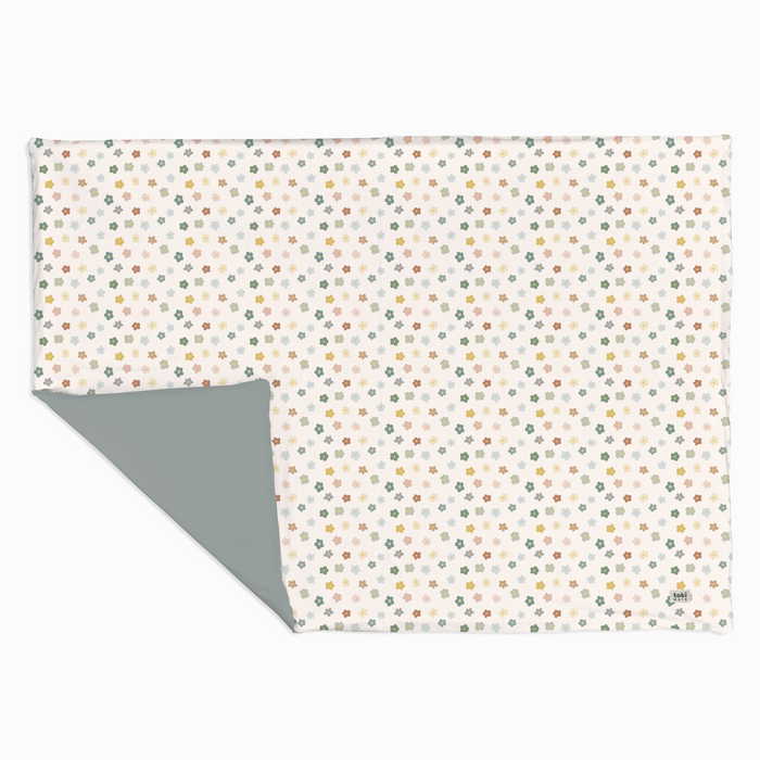 Toki Kids Playful Posies Organic Cotton Mat