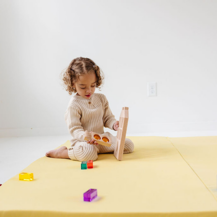 Toki Mats Padded Play Mat, Daisy Jersey Mat