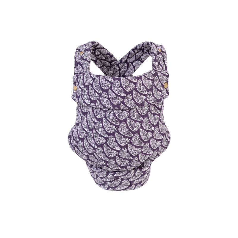 Mabē The Monarch Carrier, Violet Wings/Purple Butterflies