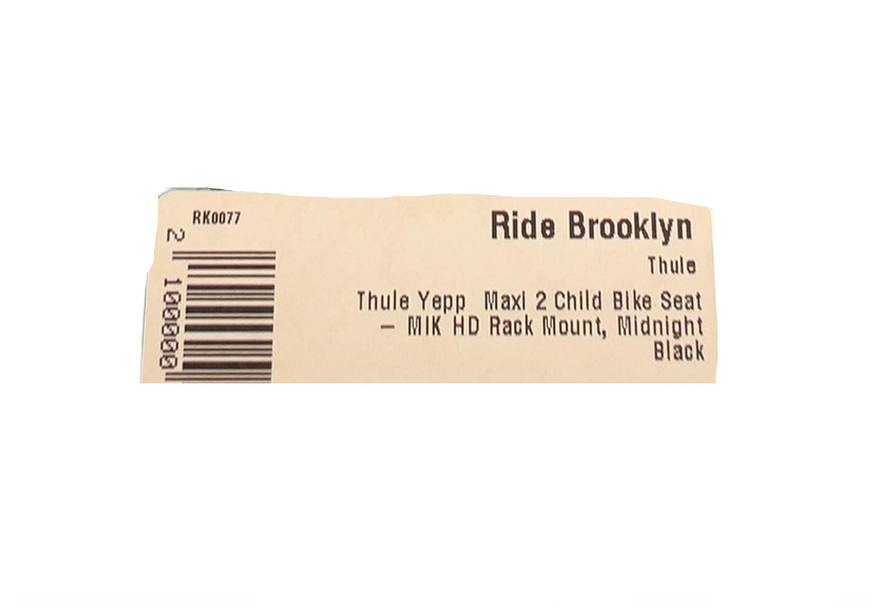 Shop Thule Yepp 2 Maxi, Midnight Black, Rack Mount at GoodBuy Gear