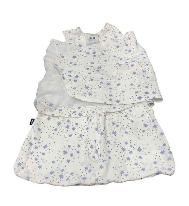 Shop Halo SleepSack Swaddle, Midnight Moons Blue, Newborn at GoodBuy Gear