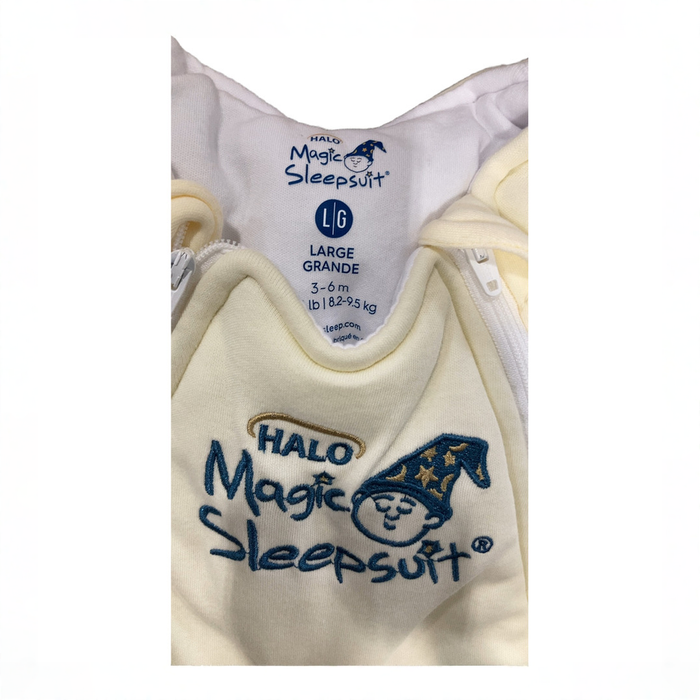 Shop Halo Baby Merlin's Magic Sleepsuit, Cotton, Cream, Large at GoodBuy Gear