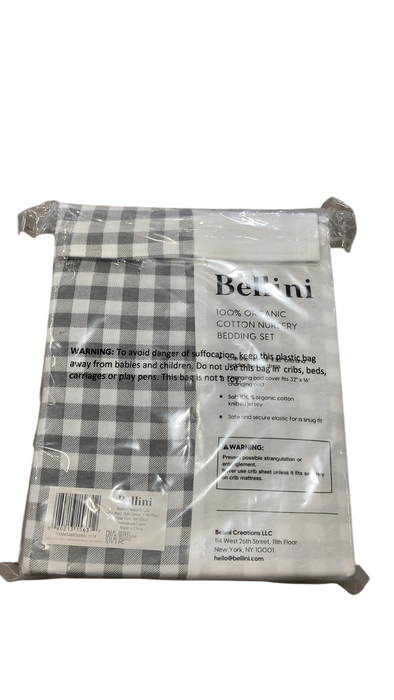 Shop DRAFT - Bellini Crib Sheet and Changing Pad Cover Set, Gingham at GoodBuy Gear