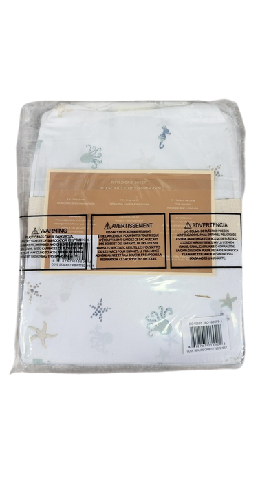 Shop Crane Baby Crib Fitted Sheet, Sealife at GoodBuy Gear