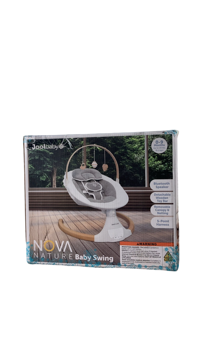 Shop Jool Nova Nature Baby Swing, Wood/White at GoodBuy Gear