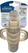 Shop Dr. Brown's Milestones Sippy Spout Bottle with Silicone Handles, 1 pack, 8 oz/250 ml, Ecru, Narrow-Neck at GoodBuy Gear