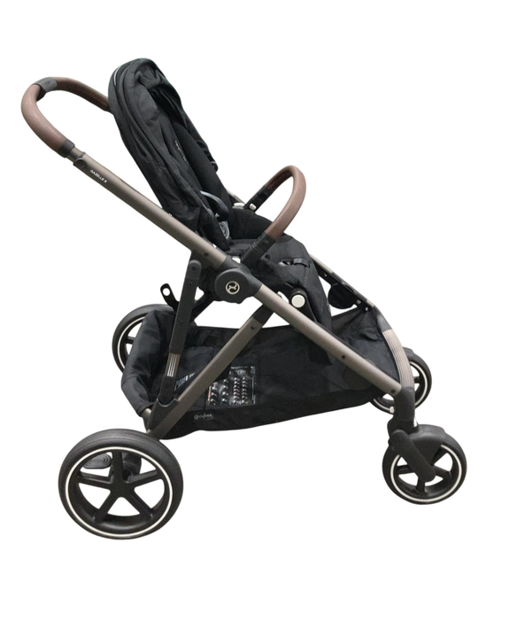 Shop Cybex Gazelle S Modular Stroller, 2024, Moon Black, Taupe Frame at GoodBuy Gear