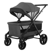 Shop Evenflo Omni Crew 3-in-1 Stroller Wagon, Oyster Grey at GoodBuy Gear