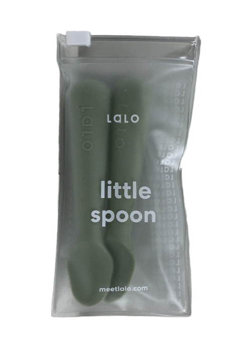 Lalo Little Spoon 2 Pack, Sage