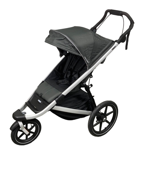 used Thule Urban Glide 2 Jogging Stroller Single, 2021, Aluminum, Dark Shadow