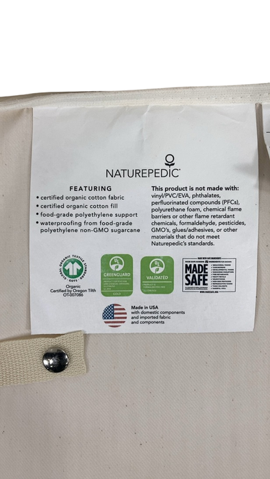 Shop Naturepedic Organic Cotton Changing Pad 4 Sided Contour at GoodBuy Gear