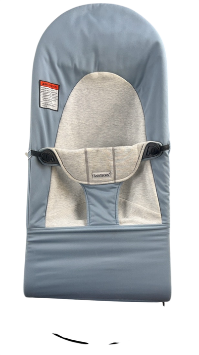 Shop BabyBjorn Bouncer Balance Soft, Black Frame, Blue/Gray at GoodBuy Gear