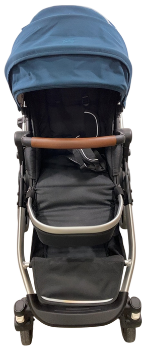 Shop Mockingbird Single to Double 2.0 Stroller, 2024, Sea, Silver With Penny Leather, Watercolor Drops at GoodBuy Gear