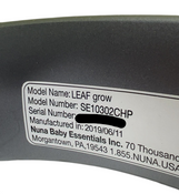 Shop Nuna LEAF Grow Seat, Oxford at GoodBuy Gear