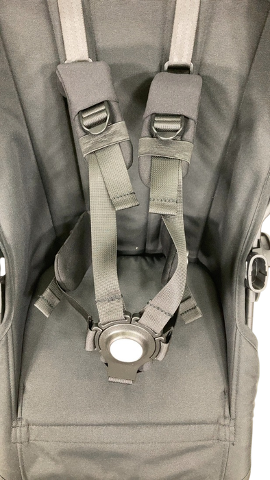 Shop Bugaboo Donkey 5 Duo Extension Set, 2024, Black, Midnight Black, Midnight Black, with Canopy at GoodBuy Gear