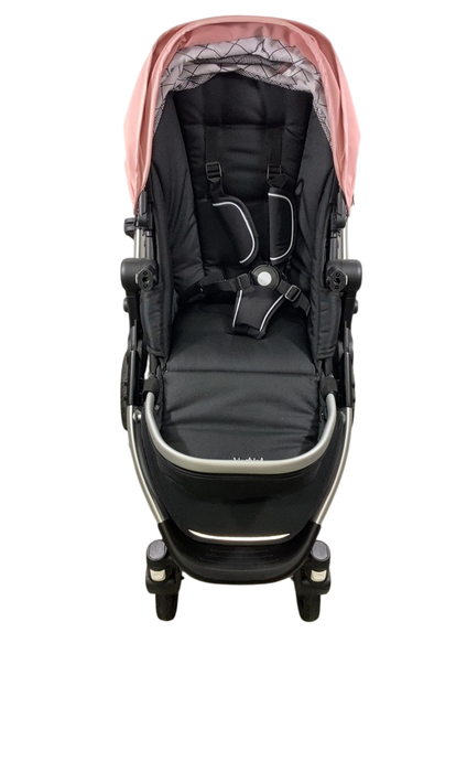 Shop Mockingbird Single 2.0 Stroller, 2025, Bloom, Silver With Penny Leather, Windowpane at GoodBuy Gear