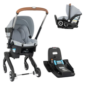 Shop Evenflo Shyft Dual Ride Infant Car Seat Stroller Combo, 2025, Quartz, with Carryall Storage and Green & Gentle Fabric at GoodBuy Gear