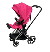 Shop Cybex PRIAM Stroller, 2019, Chrome With Black Details, Fancy Pink at GoodBuy Gear