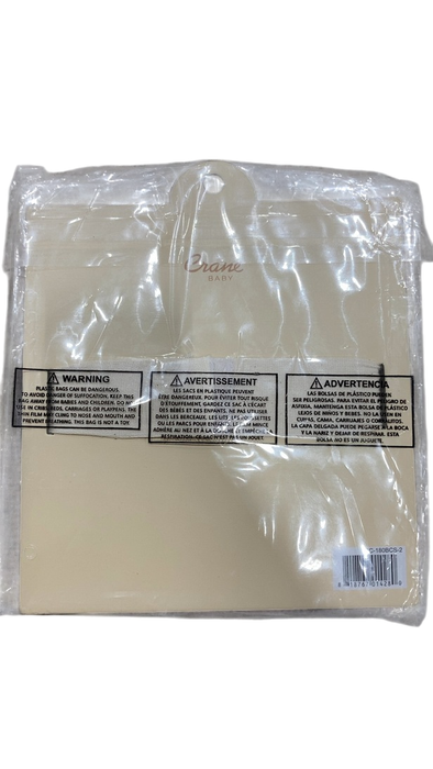 Shop Crane Baby Cotton Muslin Burp Cloth Set, Willow Ecru/Brown at GoodBuy Gear