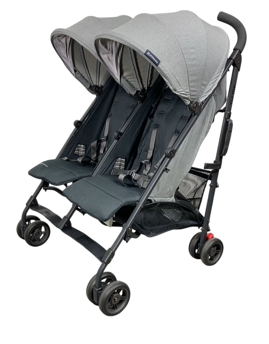 Shop UPPAbaby G-Link V2 Double Stroller, 2022, Greyson (Charcoal Melange) at GoodBuy Gear